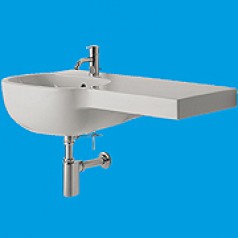 LAVOAR ASIMETRIC 70 CM. DREAPTA SERIA 500 POZZI GINORI